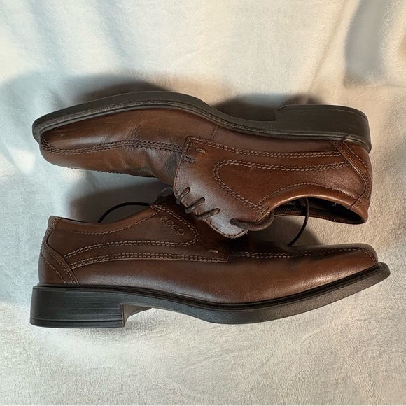 Ecco New Jersey brown leather lace up oxford - Picture 3 of 5